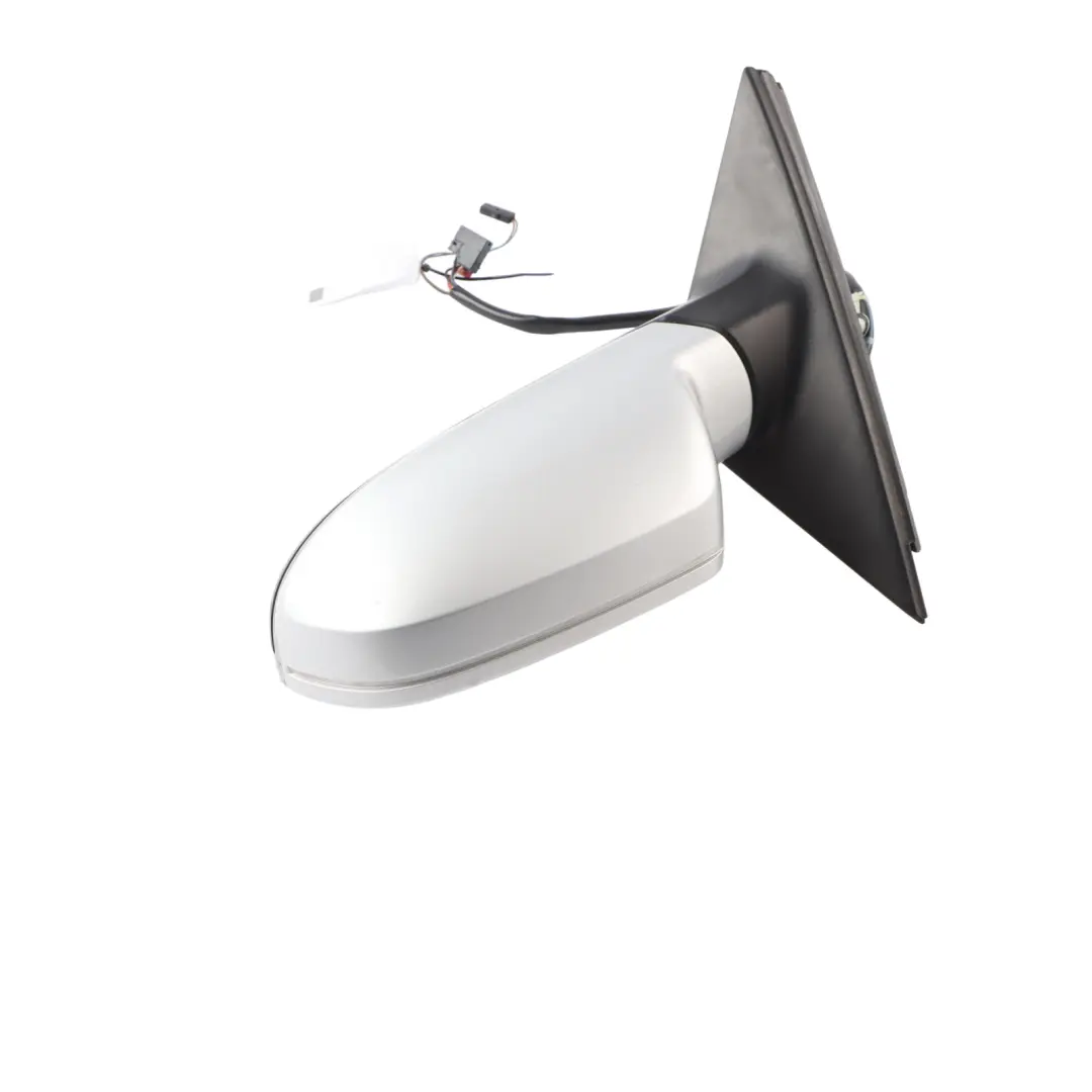 Audi A4 B8 Door Mirror Wing Electric Left N/S Ice Metallic - X7W - SKU RHD-8K2857409AF-ICS - Part number 8K2857409AF