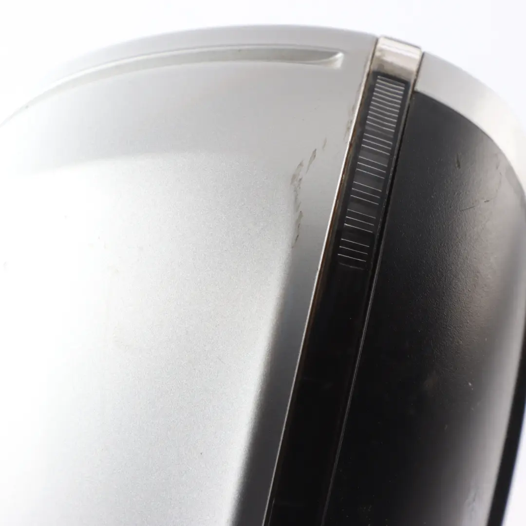 Audi A4 B8 Door Mirror Wing Electric Left N/S Ice Metallic - X7W - SKU RHD-8K2857409AF-ICS - Part number 8K2857409AF