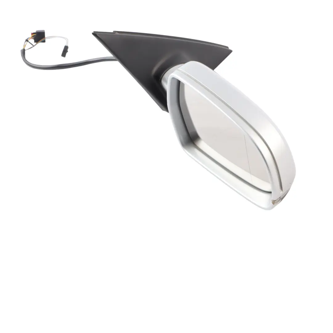 Audi A4 B8 Door Right O/S Mirror Wing Ice Metallic - X7W - SKU RHD-8K2857410AF-ICS - Part number 8K2857410AF