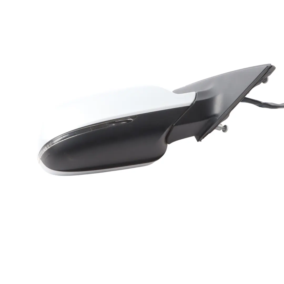 Audi A4 B8 Door Right O/S Mirror Wing Ice Metallic - X7W - SKU RHD-8K2857410AF-ICS - Part number 8K2857410AF