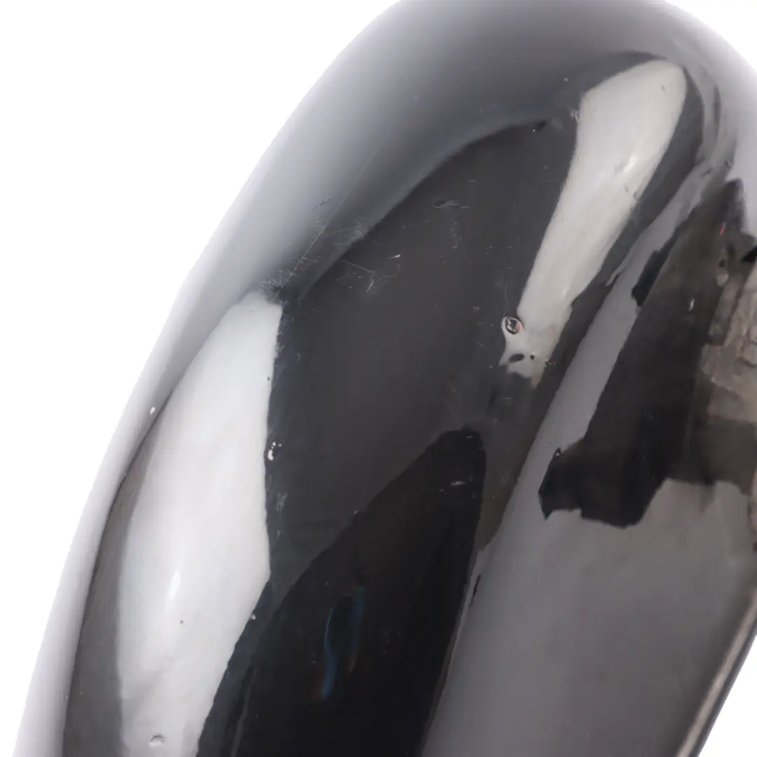Audi TT Mk1 8N Door Wing Mirror Right O/S Heated Black - SKU RHD-8N0857528-BLK - Part number 8N0857528