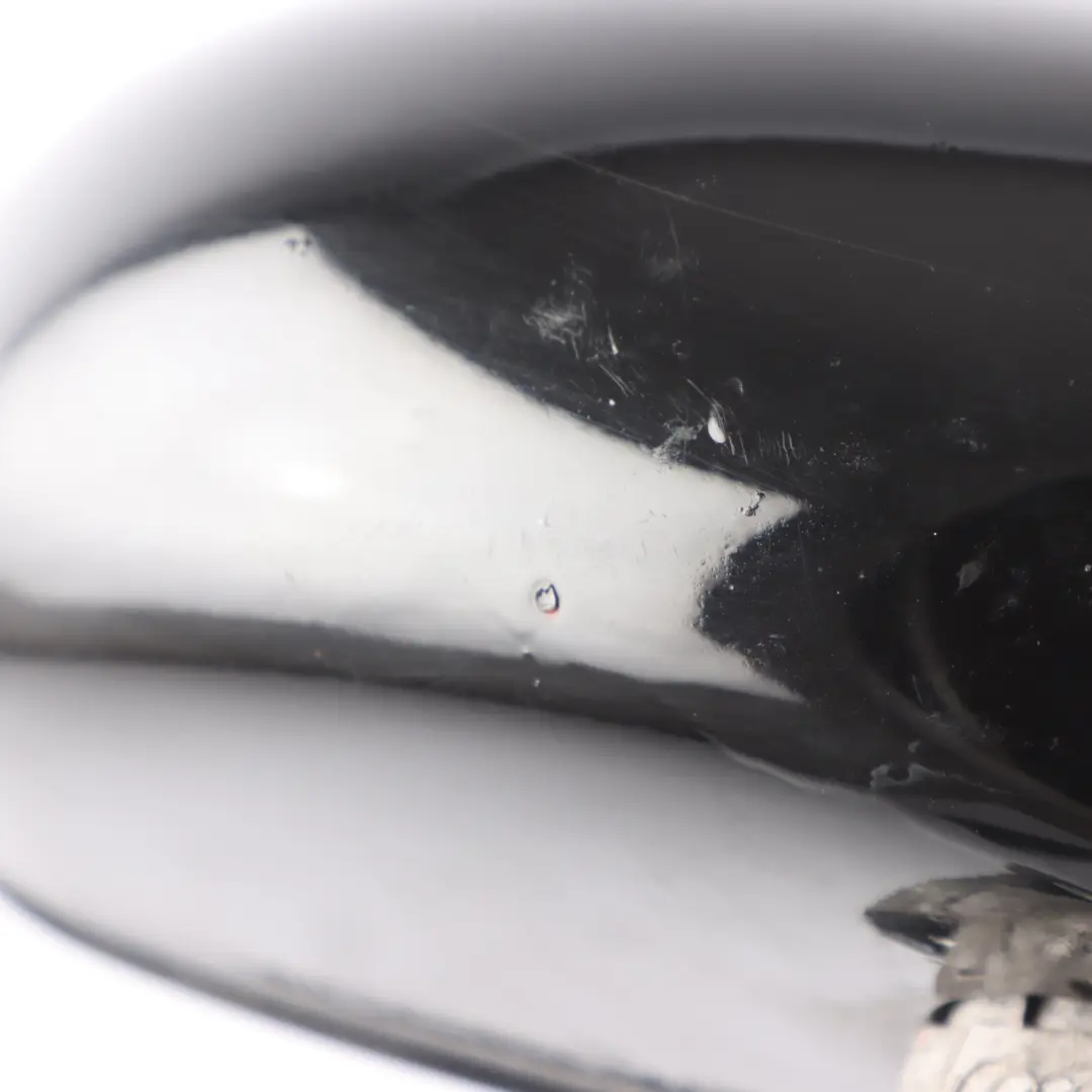 Audi TT Mk1 8N Door Wing Mirror Right O/S Heated Black - SKU RHD-8N0857528-BLK - Part number 8N0857528