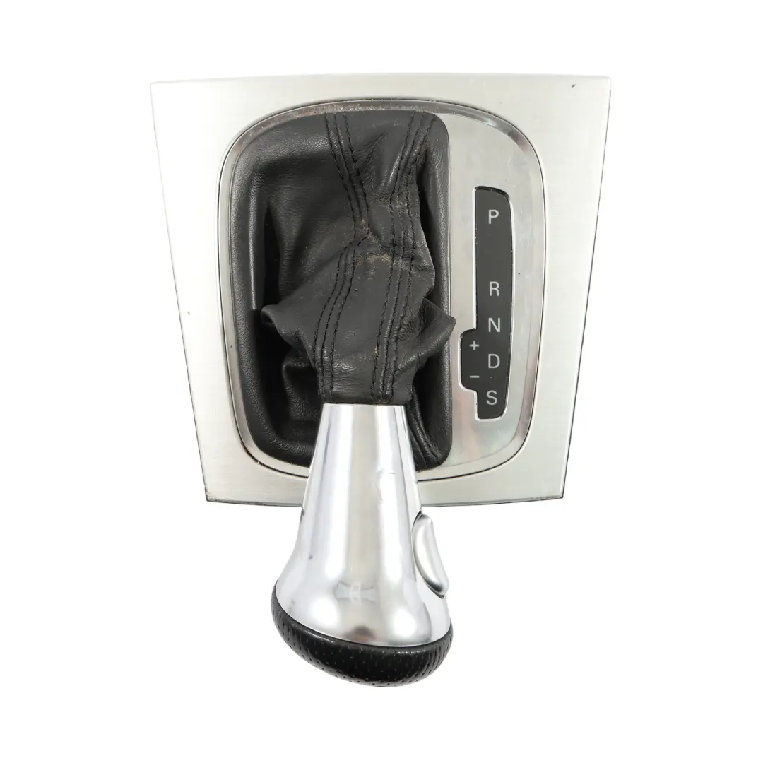 Audi A3 8P Gear Selector Lever Knob Cover Leather Automatic Gearbox - SKU RHD-8P2713463A-2 - Part number 8P2713463A