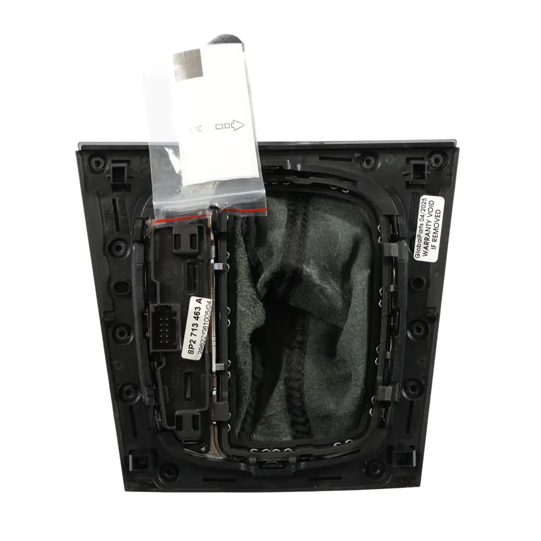 Audi A3 8P Gear Selector Lever Knob Cover Leather Automatic Gearbox - SKU RHD-8P2713463A-2 - Part number 8P2713463A