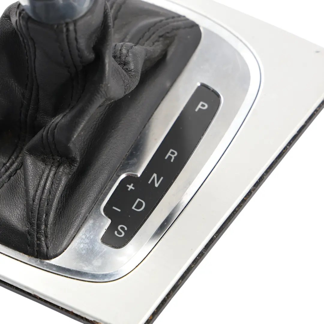 Audi A3 8P Gear Selector Lever Knob Cover Leather Automatic Gearbox - SKU RHD-8P2713463A-2 - Part number 8P2713463A