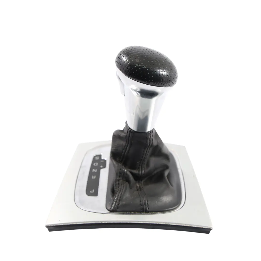 Audi A3 8P Gear Selector Lever Knob Cover Leather Automatic Gearbox - SKU RHD-8P2713463A-2 - Part number 8P2713463A