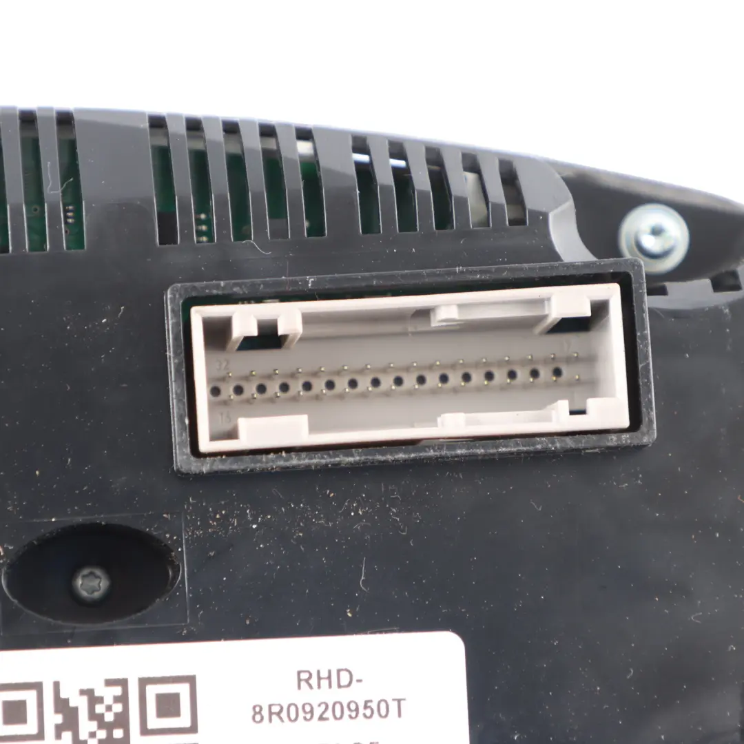 Instrument Cluster Speedo Clocks Automatic to Audi Q5 SQ5 8R Diesel with Part number 8R0920950T Audi Q5 SQ5 8R Diesel Instrument Cluster Speedo Clocks Automatic - SKU RHD-8R0920950T - Part number 8R0920950T