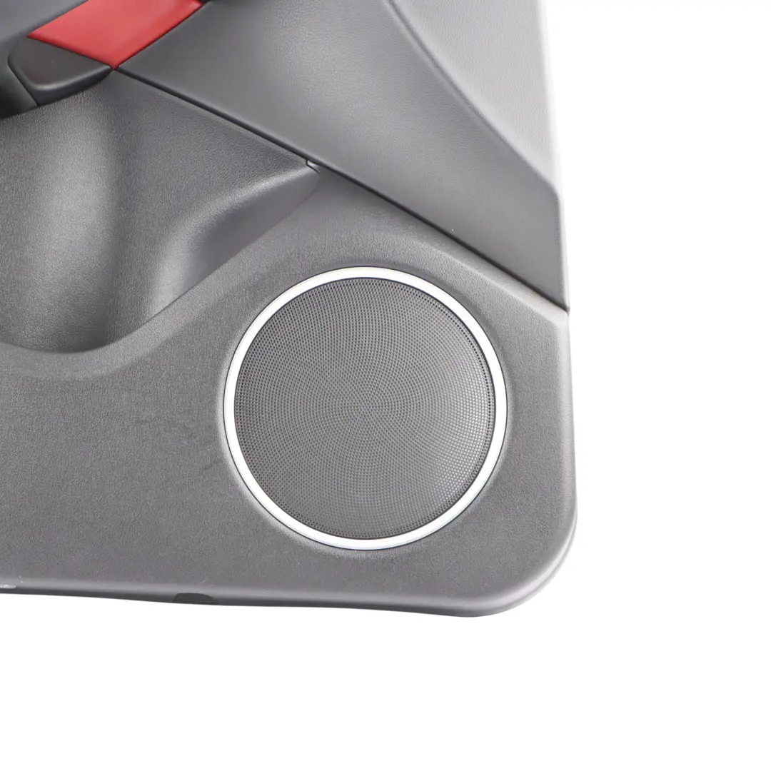 Audi Q5 8R Door Card Cover Trim Front Left O/S Leather Red - SKU RHD-8R2867103AM - Part number 8R2867103AM