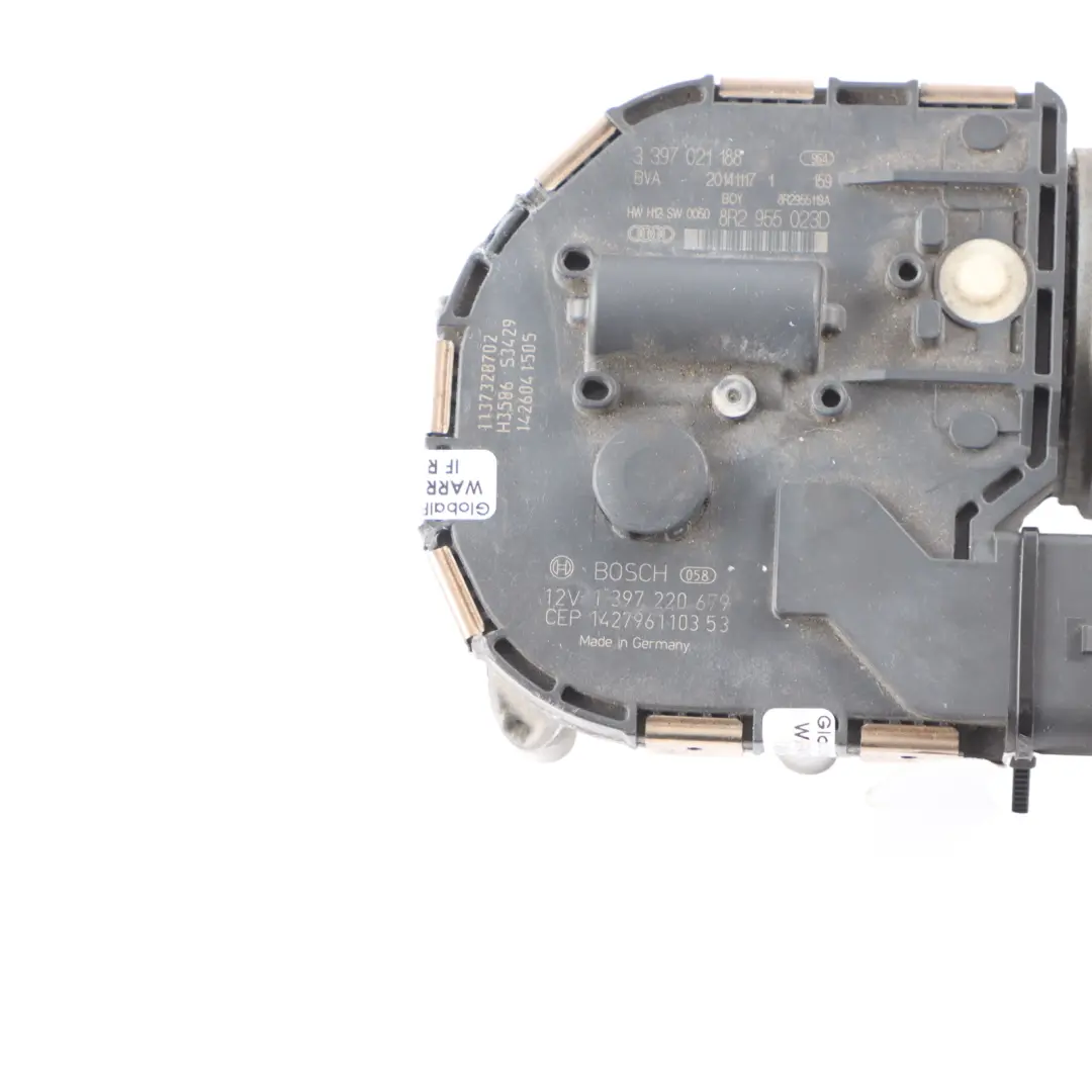 Pare-Brise Moteur Essuie-Glace Linkage Actuator pour Audi Q5 8R à propos du numéro de pièce 8R2955023D Audi Q5 8R Pare-Brise Moteur Essuie-Glace Linkage Actuator - SKU 8R2955023D-1 - Numéro de pièce 8R2955023D