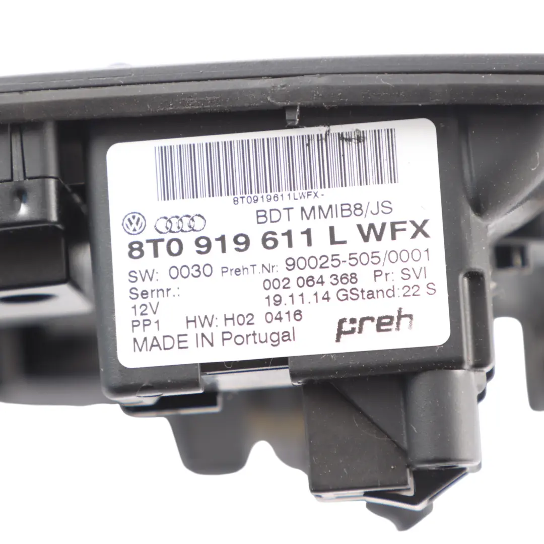 Audi Q5 8R Head Unit Media Player Controller Knob Switch Panel - SKU RHD-8T0919611L - Part number 8T0919611L