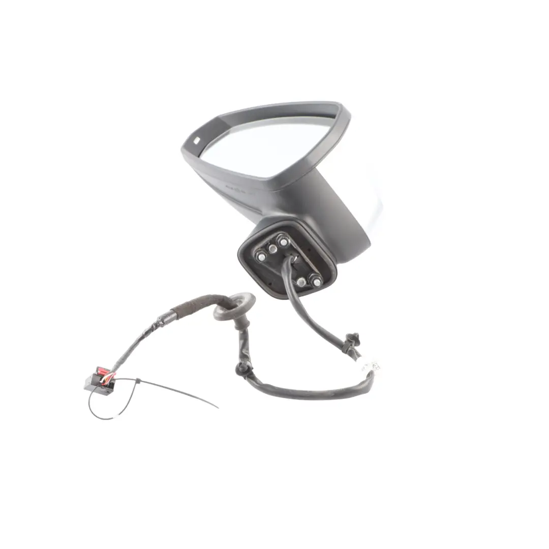 Audi RS3 8V Front Door Electric Wing Mirror Left N/S Aluminium - SKU RHD-8V2857409F-ALU - Part number 8V2857409F