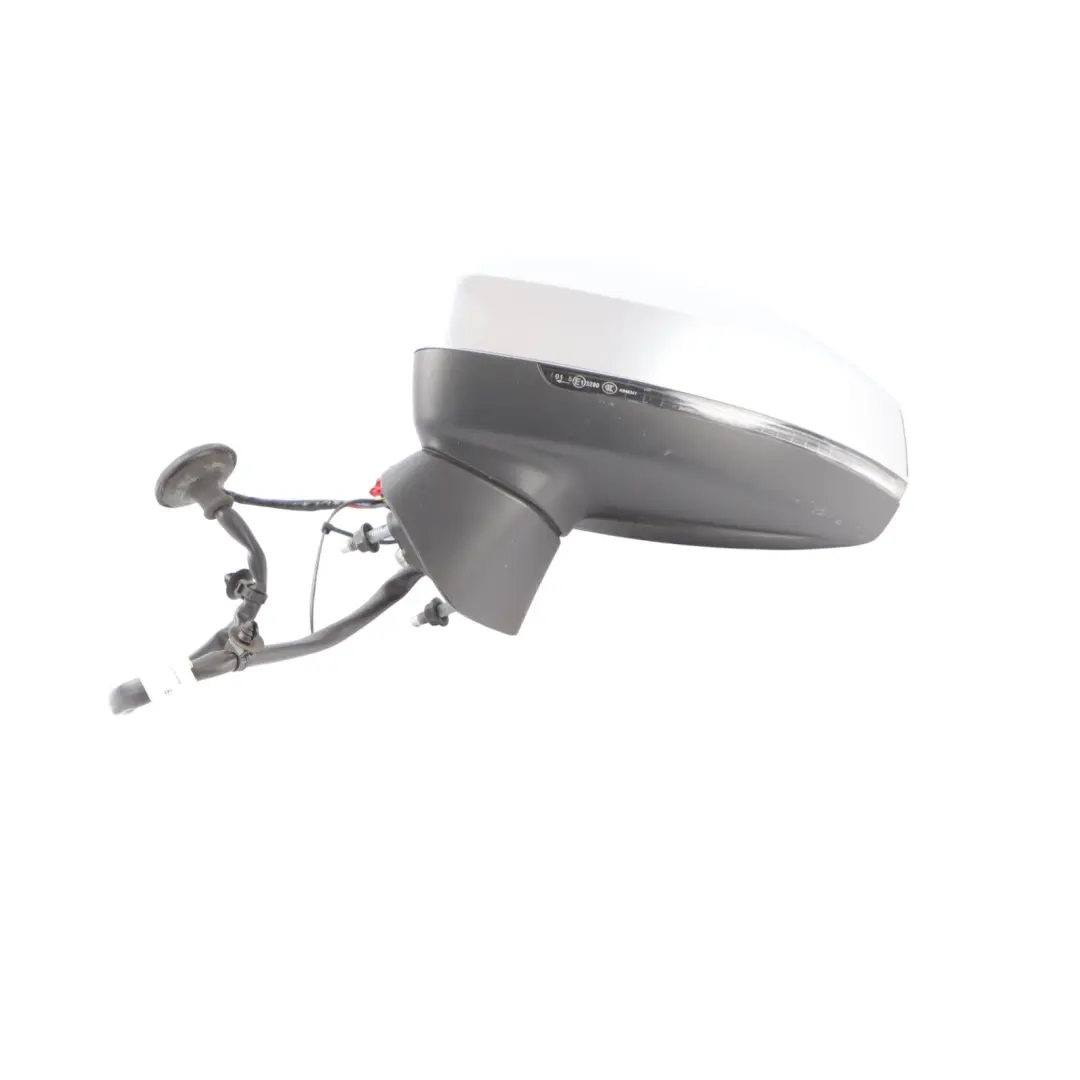 Audi RS3 8V Front Door Electric Wing Mirror Left N/S Aluminium - SKU RHD-8V2857409F-ALU - Part number 8V2857409F