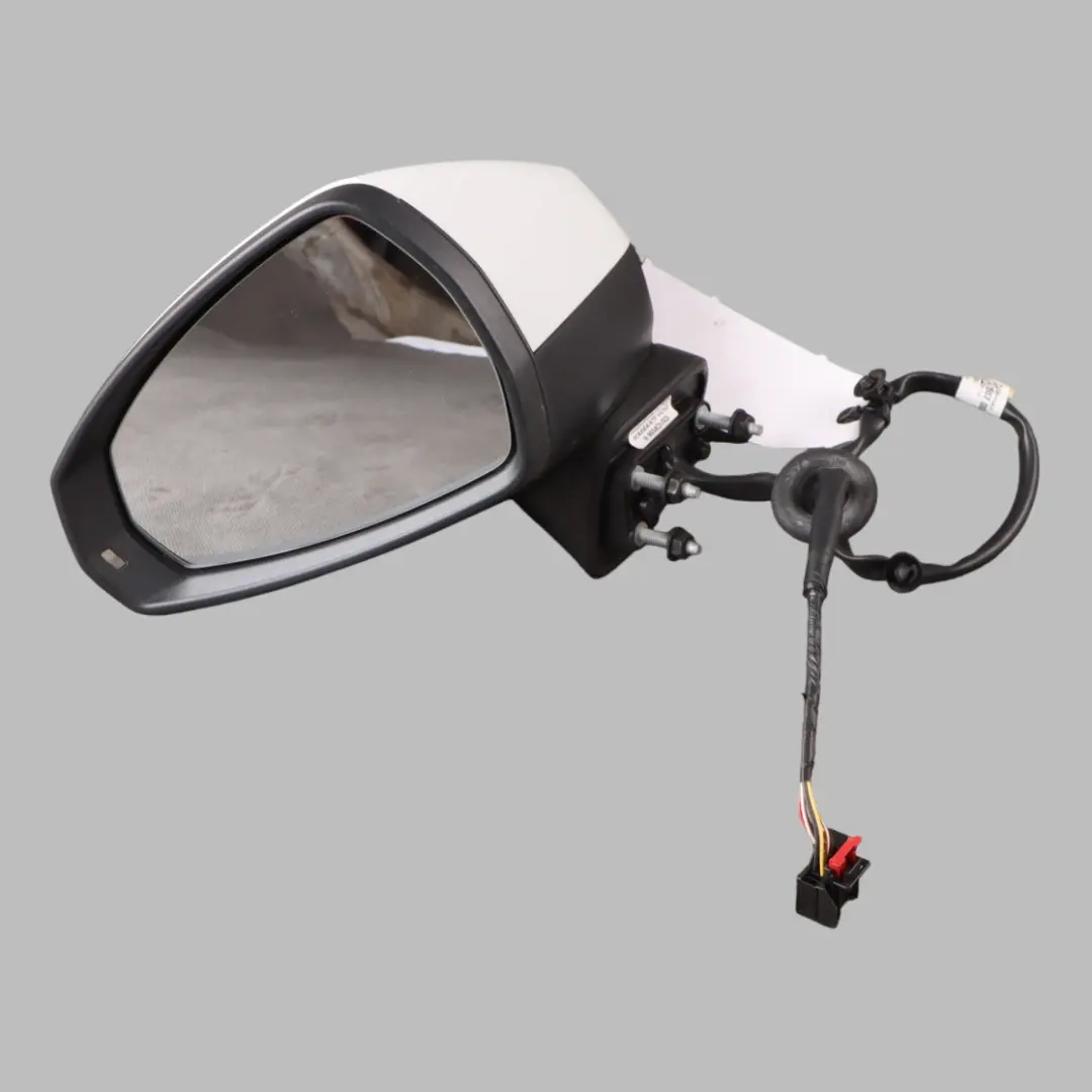 Audi A3 8V Outside Wing Mirror Electric Door Left N/S Glacier White Pearl - S9R - SKU RHD-8V2857409F-MGW - Part number 8V2857409F