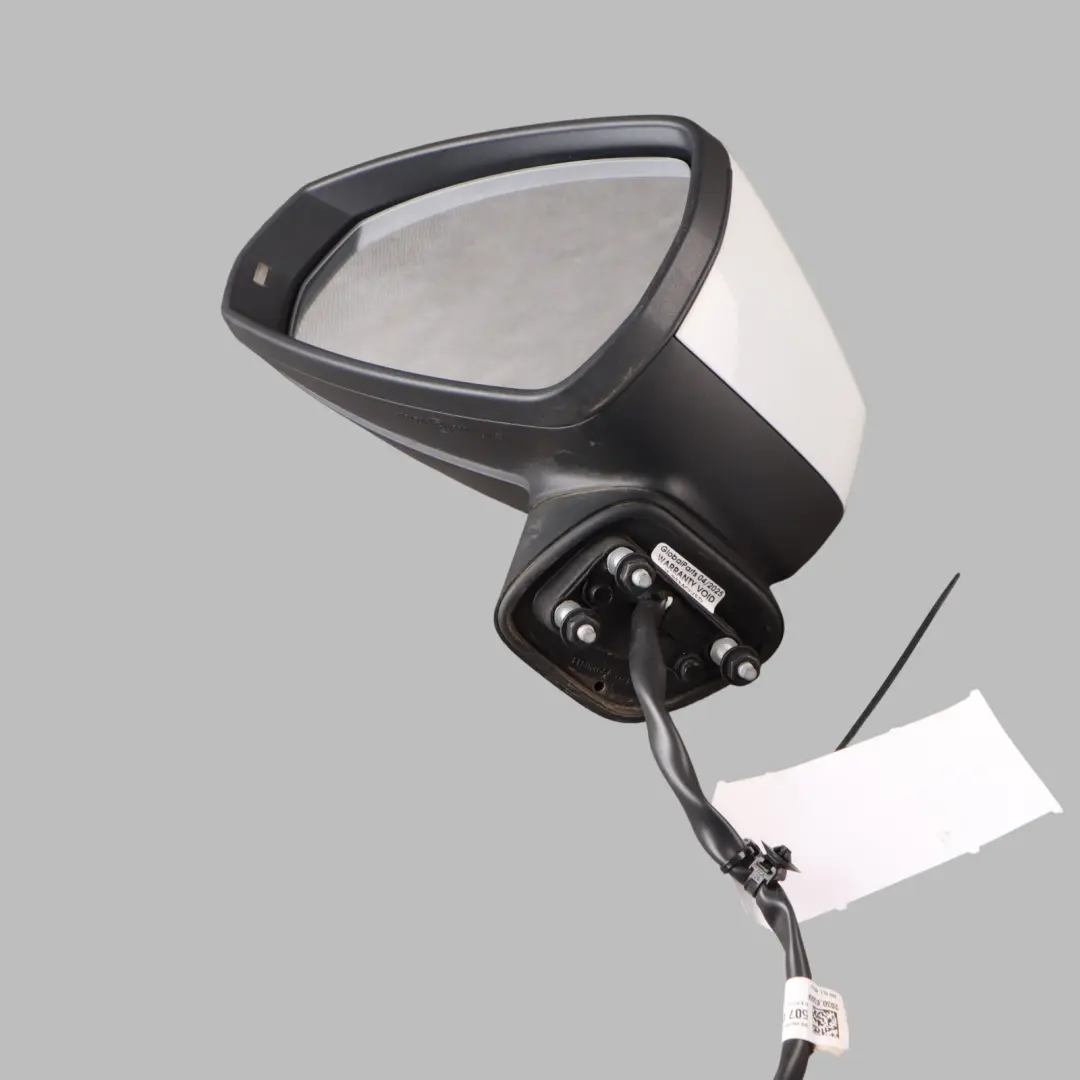 Audi A3 8V Outside Wing Mirror Electric Door Left N/S Glacier White Pearl - S9R - SKU RHD-8V2857409F-MGW - Part number 8V2857409F