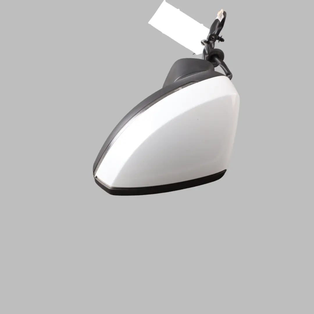 Audi A3 8V Outside Wing Mirror Electric Door Left N/S Glacier White Pearl - S9R - SKU RHD-8V2857409F-MGW - Part number 8V2857409F