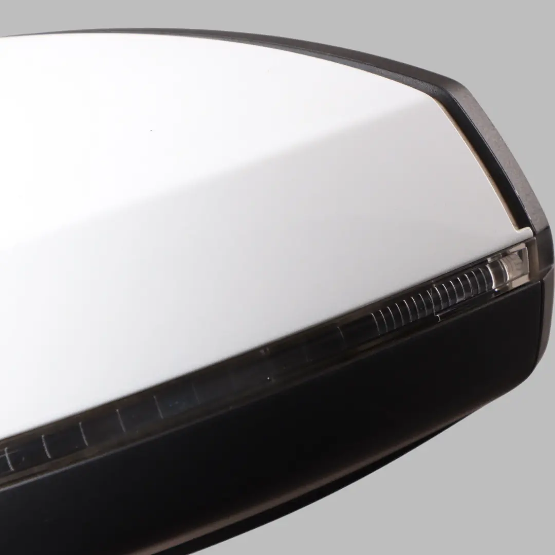 Audi A3 8V Outside Wing Mirror Electric Door Left N/S Glacier White Pearl - S9R - SKU RHD-8V2857409F-MGW - Part number 8V2857409F