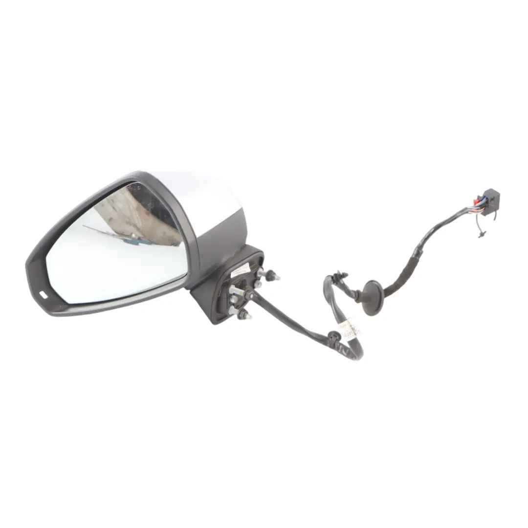 Audi S3 8V Electric Side View Mirror Wing Left N/S Aluminium - SKU RHD-8V2857409J-ALU - Part number 8V2857409J