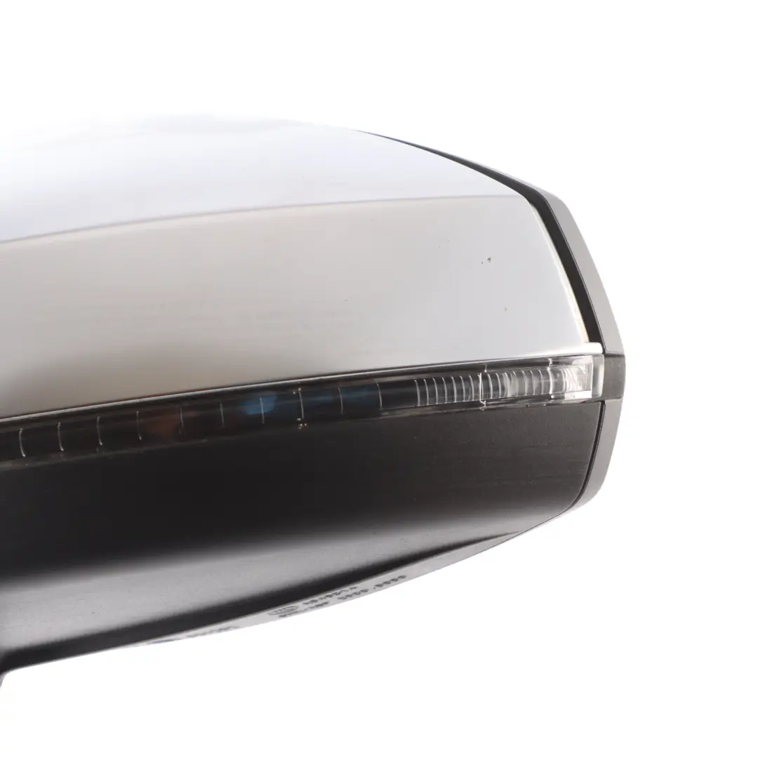 Audi S3 8V Electric Side View Mirror Wing Left N/S Aluminium - SKU RHD-8V2857409J-ALU - Part number 8V2857409J