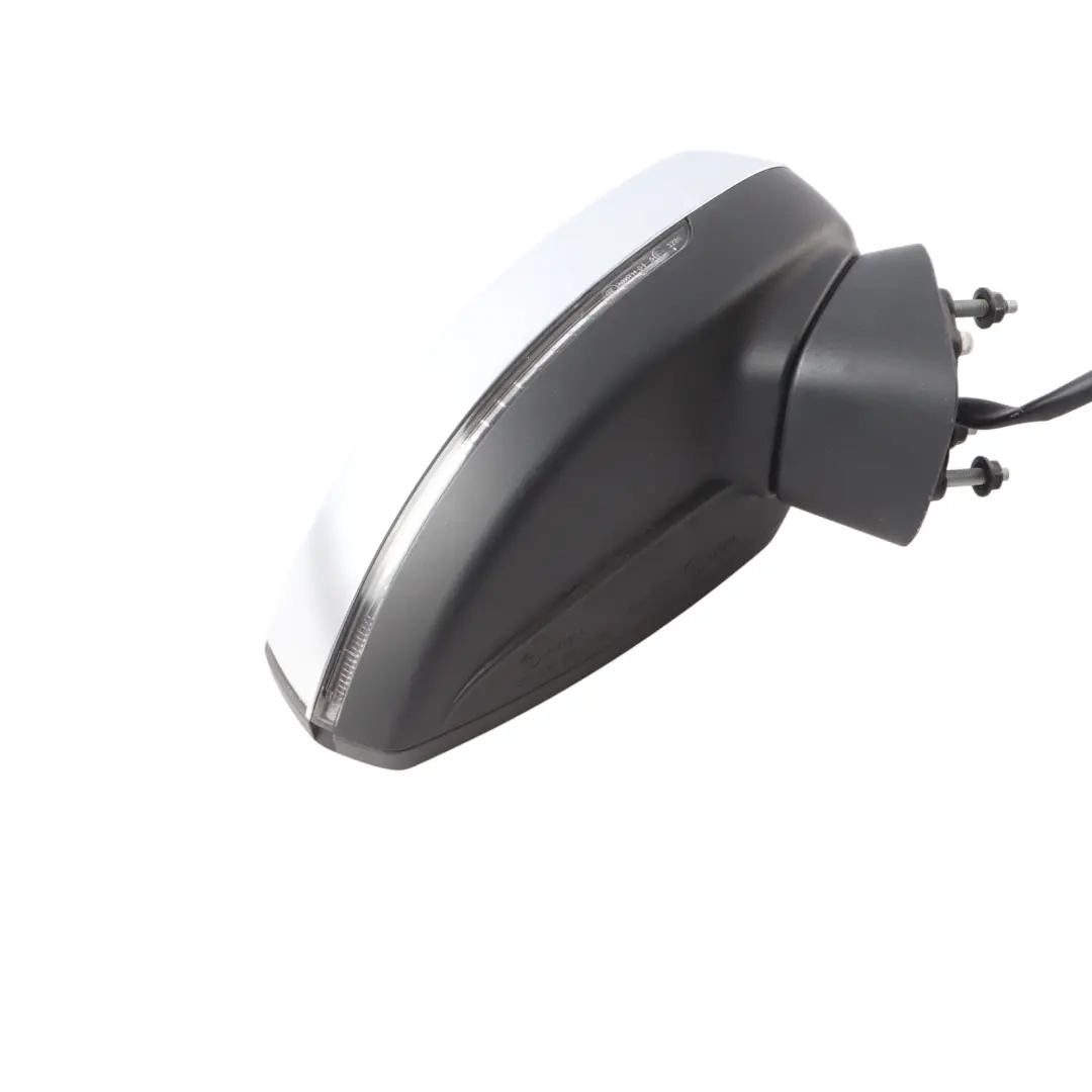 Audi RS3 8V Electric Power Mirror Wing Right O/S Door Aluminium Mat - SKU RHD-8V2857410G-ALU - Part number 8V2857410G