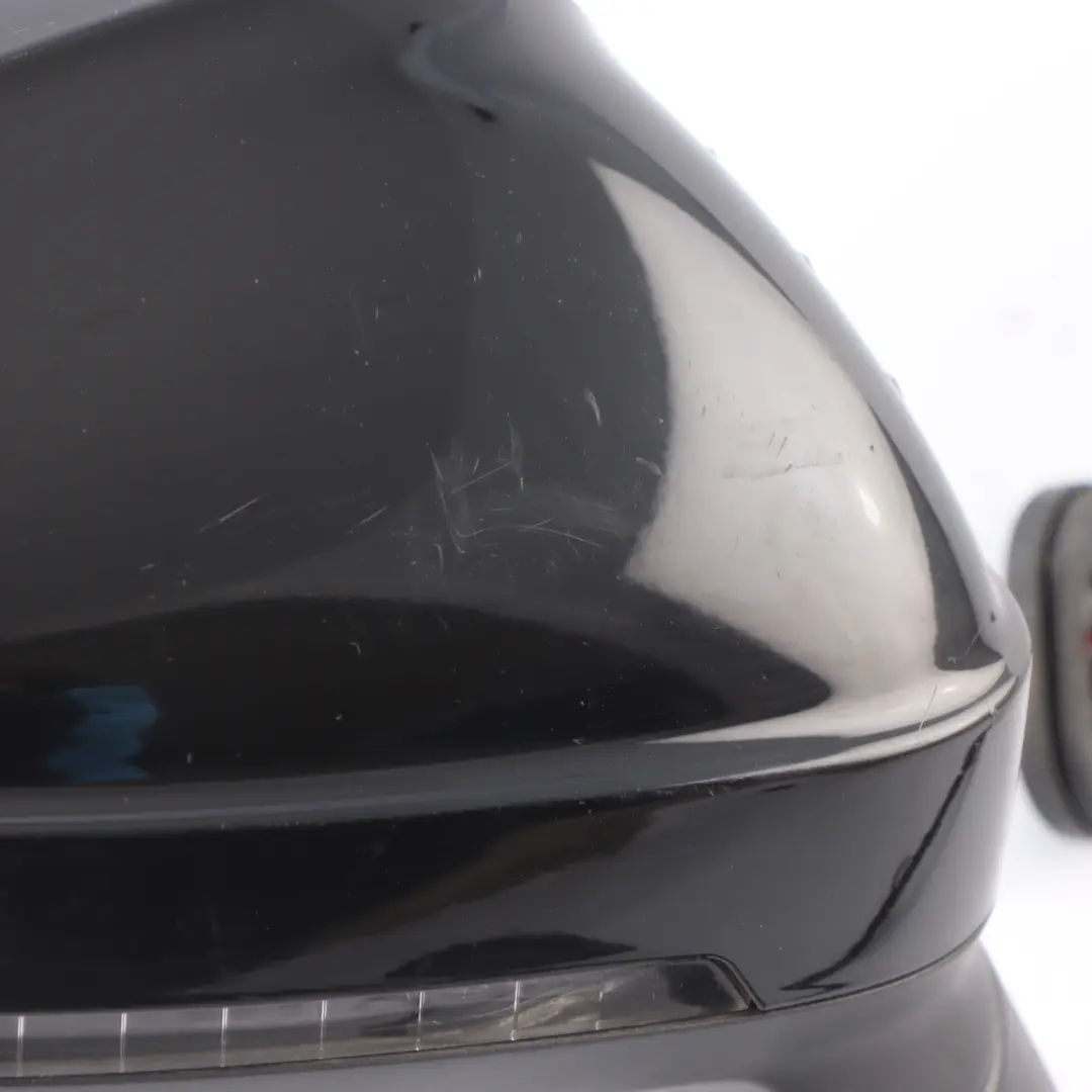 Audi S4 B9 Electric Wing Mirror Right O/S Outside Brilliant Black Y9B - SKU RHD-8W2857410-BBL - Part number 8W2857410