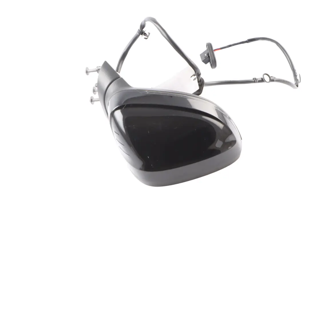 Audi S4 B9 Electric Wing Mirror Right O/S Outside Brilliant Black Y9B - SKU RHD-8W2857410-BBL - Part number 8W2857410