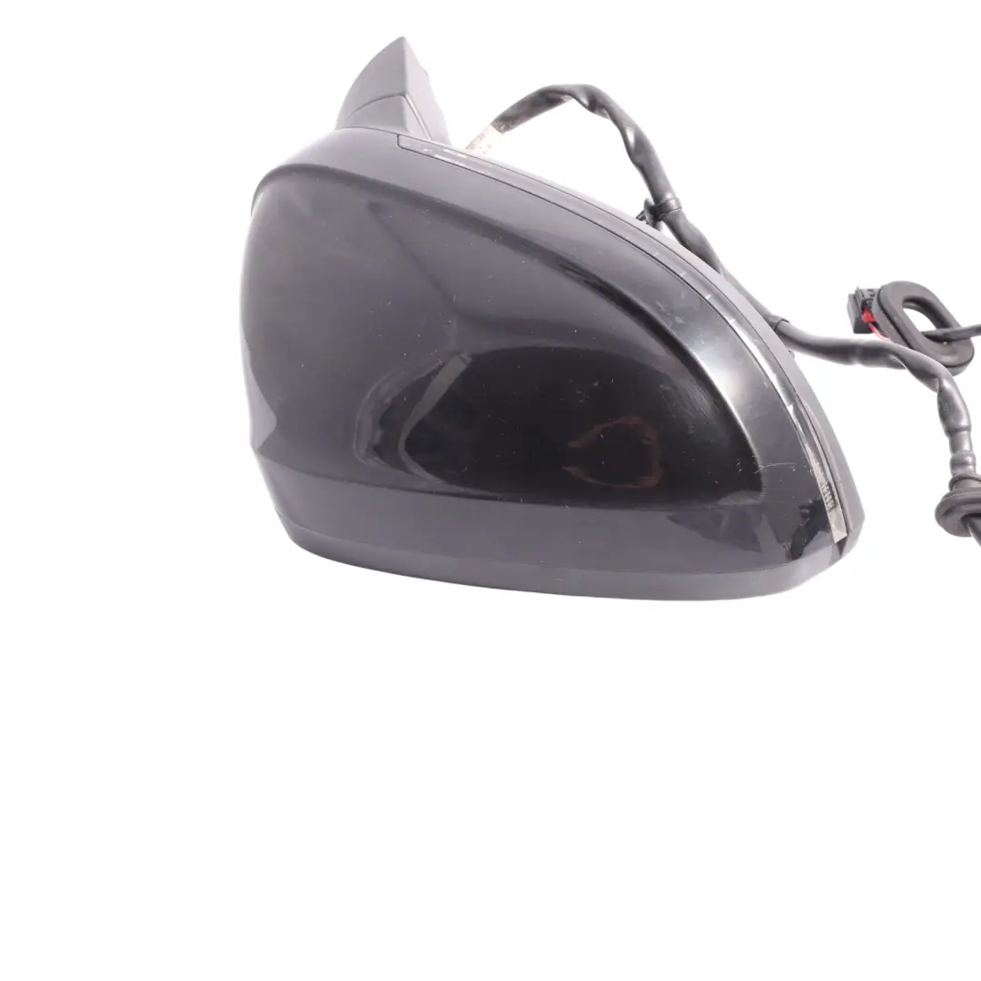 Audi A5 F5 Coupe Door Mirror Wing Right O/S Mythical Black - Y9T - SKU RHD-8W6857410AK-MYB - Part number 8W6857410AK