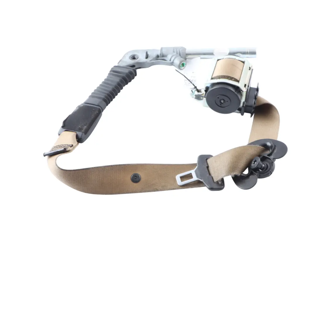 Tensioner Seatbelt Buckle Beige Front Right O/S to BMW E60 E61 with Part number 9117238 BMW E60 E61 Tensioner Seatbelt Buckle Beige Front Right O/S - SKU RHD-9117238-1 - Part number 9117238