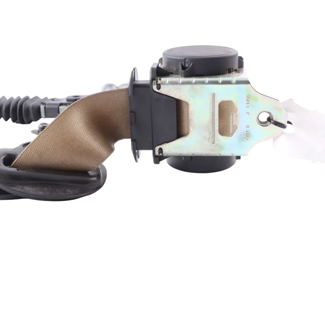 BMW E60 E61 Tensioner Seatbelt Buckle Beige Front Right O/S - SKU RHD-9117238-1 - Part number 9117238