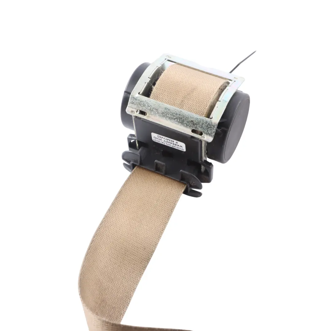 Tensioner Seatbelt Buckle Beige Front Right O/S to BMW E60 E61 with Part number 9117238 BMW E60 E61 Tensioner Seatbelt Buckle Beige Front Right O/S - SKU RHD-9117238-1 - Part number 9117238