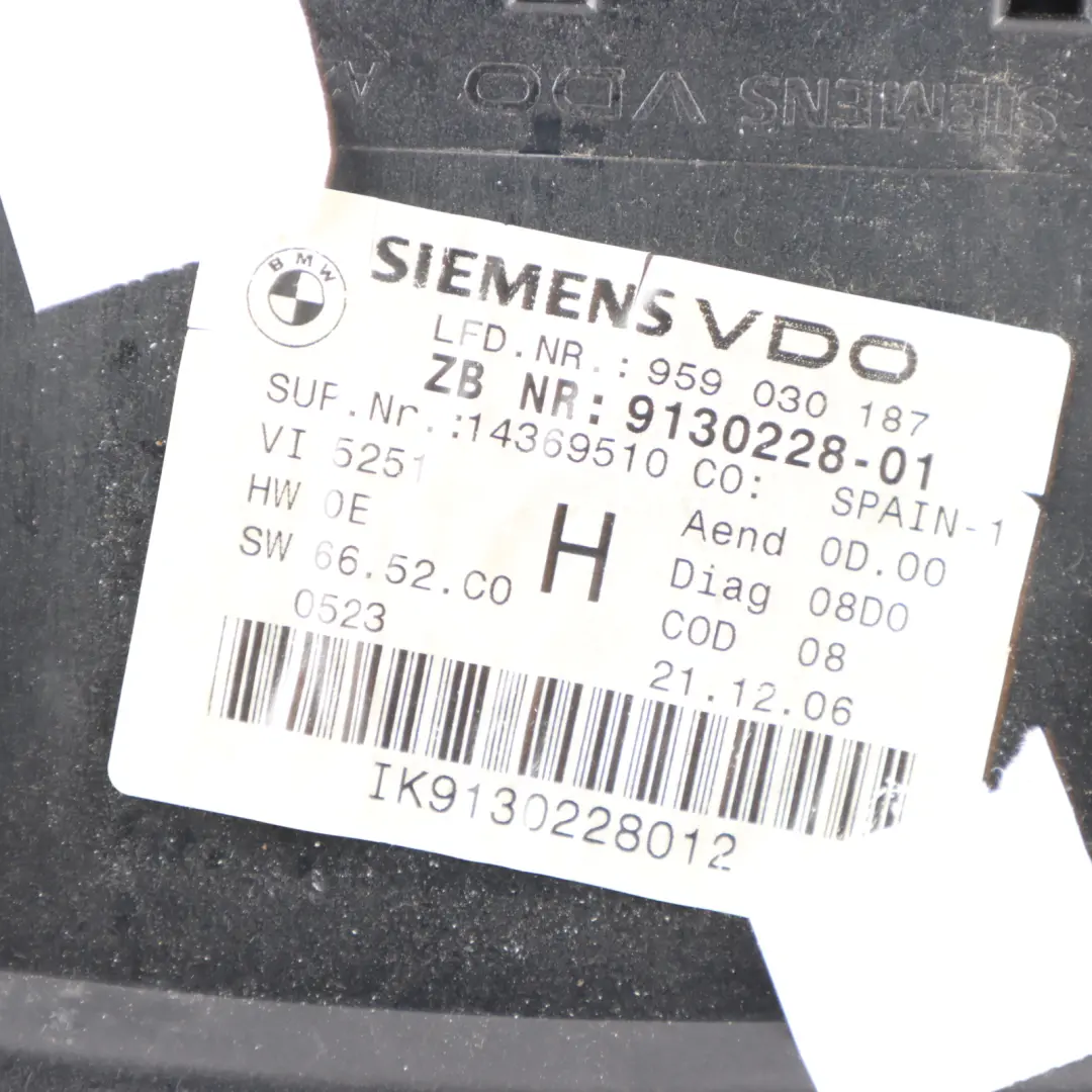  Instrument Cluster BMW E90 E92 E93 Petrol Speedo Clocks Meter Automatic - SKU rhd-9130228-2 - Part number 9130228