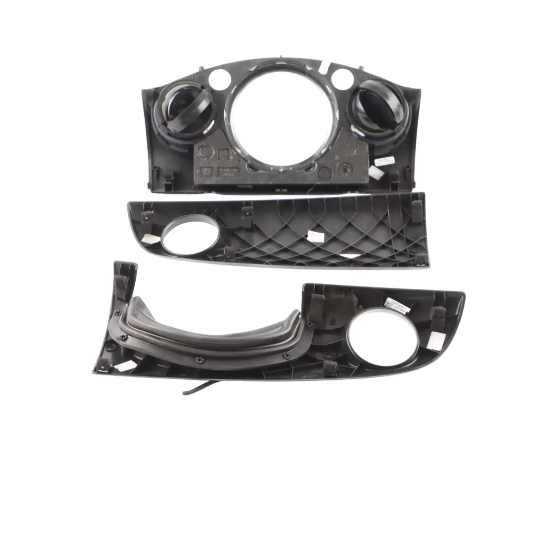 BMW Mini Cooper R50 R53 Dashboard Panel Trim Cover Alloy Patina Aluminium Set - SKU rhd-9141916-1 - Part number 9141916