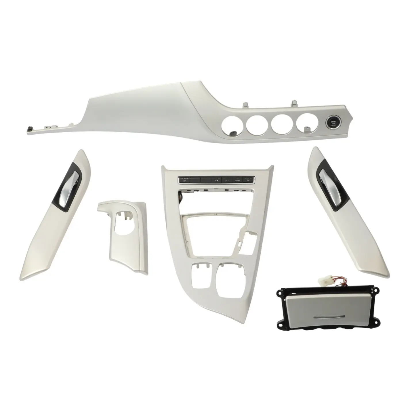 BMW Z4 E89 Set Interior Decor Trim Strip Cover Dash Satinsilber Silver 9167640
