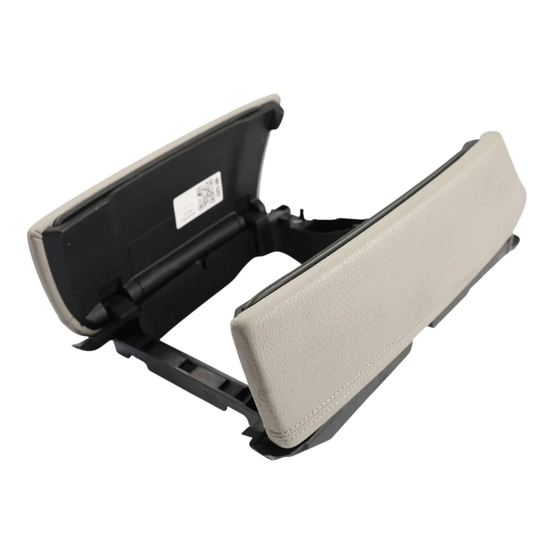 BMW F10 F11 Front Centre Armrest Console Leather Grey Grau 9216877