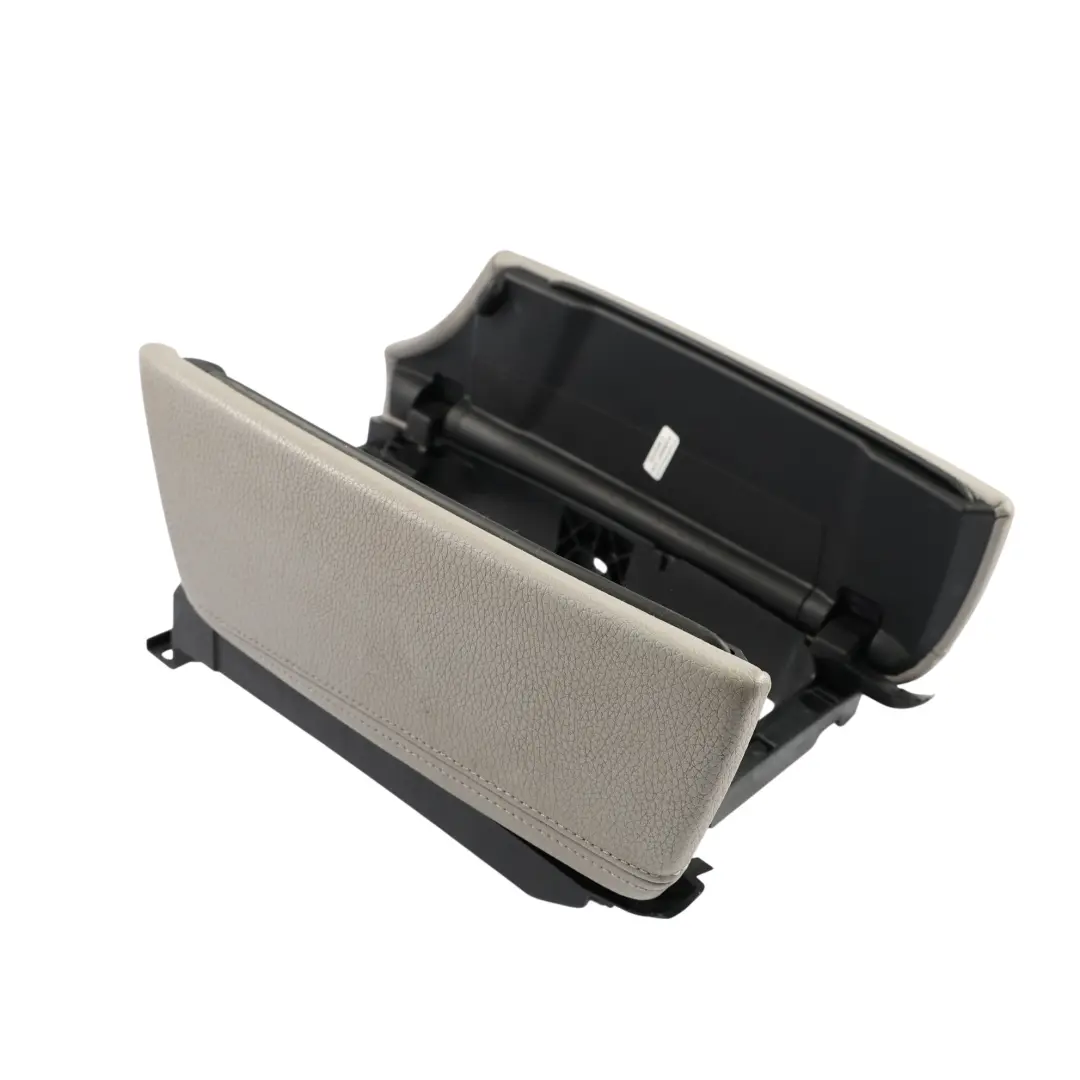 BMW F10 F11 Front Centre Armrest Console Leather Grey Grau - SKU RHD-9216877 - Part number 9216877