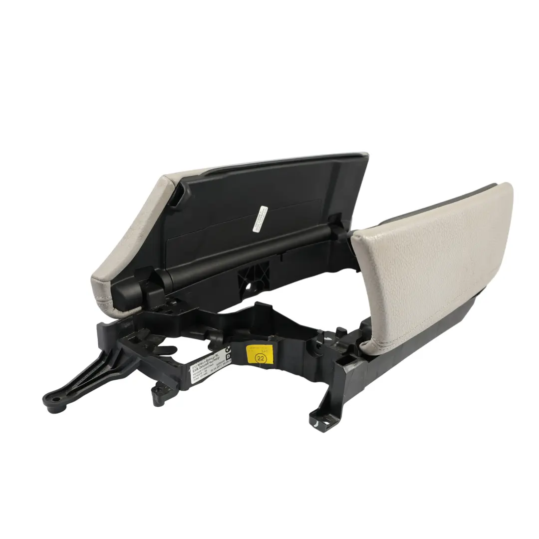 Front Centre Armrest Console Leather Grey Grau to BMW F10 F11 with Part number 9216877 BMW F10 F11 Front Centre Armrest Console Leather Grey Grau - SKU RHD-9216877 - Part number 9216877