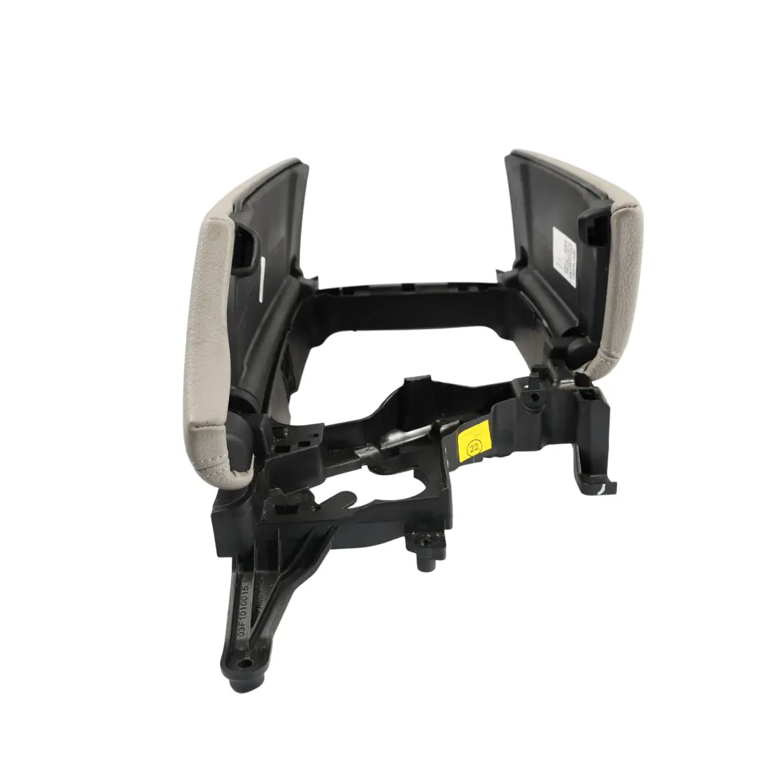 BMW F10 F11 Front Centre Armrest Console Leather Grey Grau - SKU RHD-9216877 - Part number 9216877