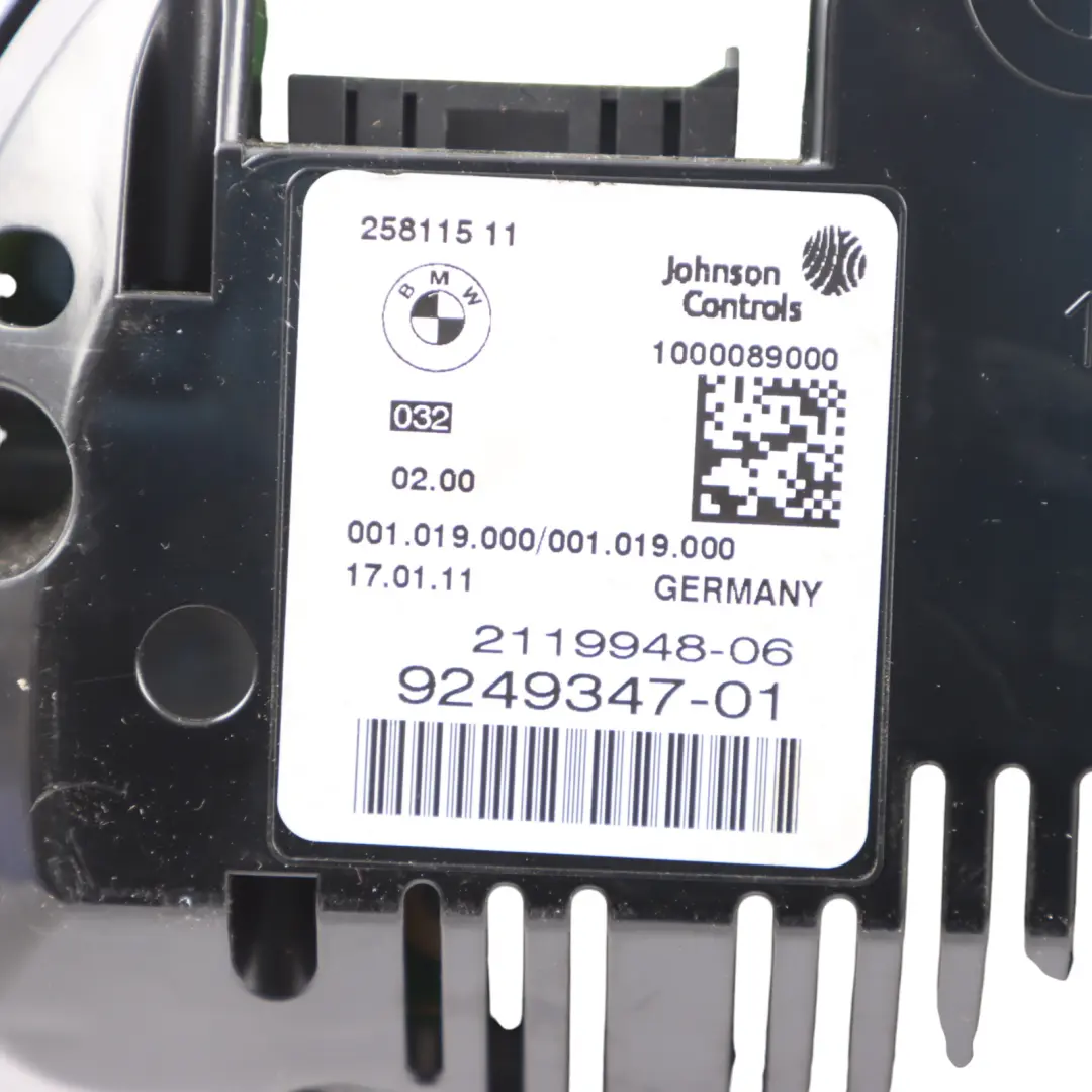  Instrument Cluster BMW F10 F11 Diesel Speedo Clocks Unit Manual - SKU rhd-9249347-2 - Part number 9249347