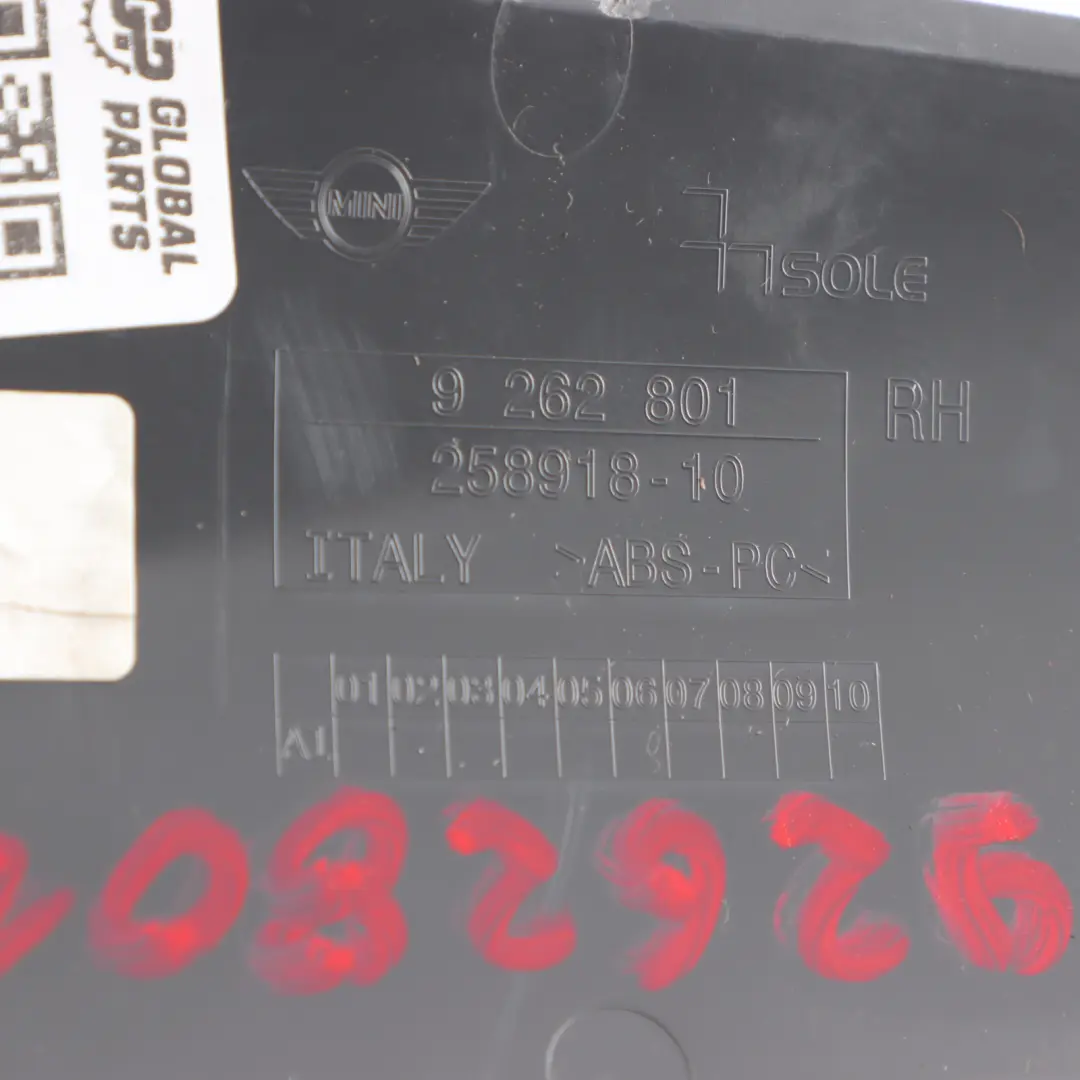 Decorative Strip Dash Dashboard Interior Trim Cover Set Hazy Grey to Mini F55 F56 with Part number 9262801 Mini F55 F56 Decorative Strip Dash Dashboard Interior Trim Cover Set Hazy Grey - SKU RHD-9262801 - Part number 9262801