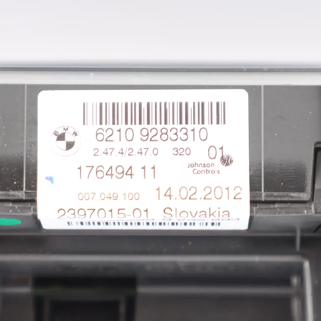 Instrument Cluster BMW F30 F31 Petrol Speedo Clocks Meter Automatic to with Part number 9283310 Instrument Cluster BMW F30 F31 Petrol Speedo Clocks Meter Automatic - SKU RHD-9283310-1 - Part number 9283310