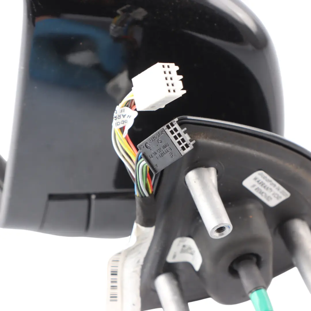 Mercedes W164 Wing Mirror Electric Outside Door Left N/S Obsidian Black - 197 - SKU RHD-A1648105193-OB - Part number A1648105193