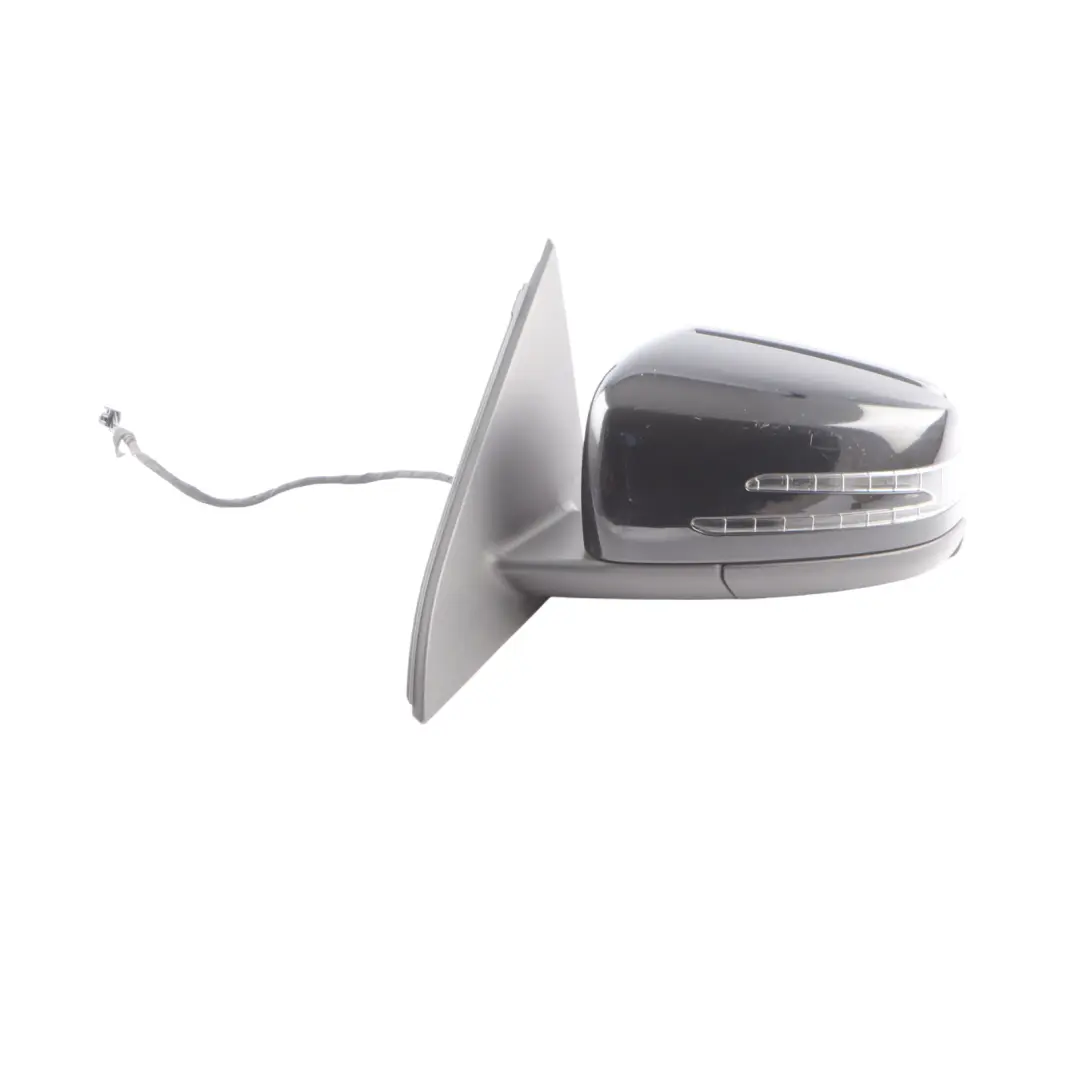 Wing Mirror Door Left N/S Outside Kosmos Black Metallic - 191 Mercedes W176 - SKU rhd-A1768100176-KB1 - Part number A1768100176