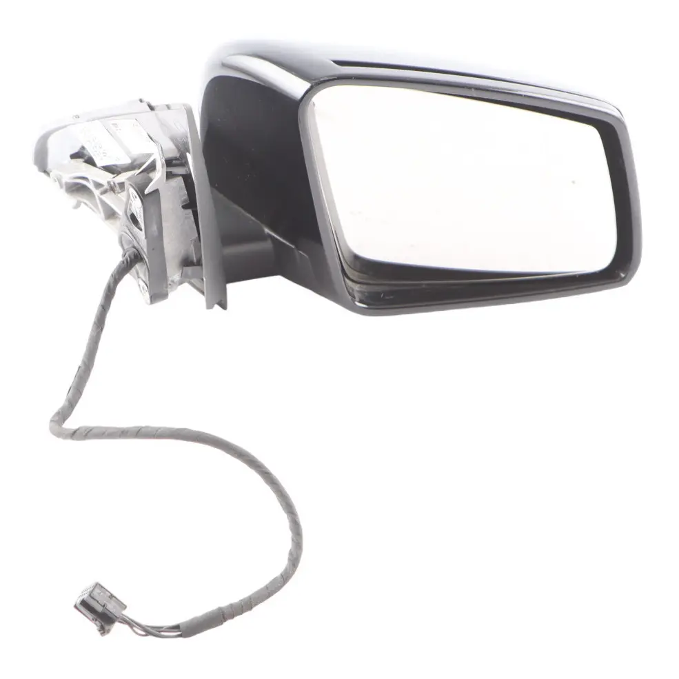 Wing Mirror Door Right O/S Outside Kosmos Black Metallic - 191 to Mercedes W176 with Part number A1768100276 Mercedes W176 Wing Mirror Door Right O/S Outside Kosmos Black Metallic - 191 - SKU RHD-A1768100276-KB - Part number A1768100276