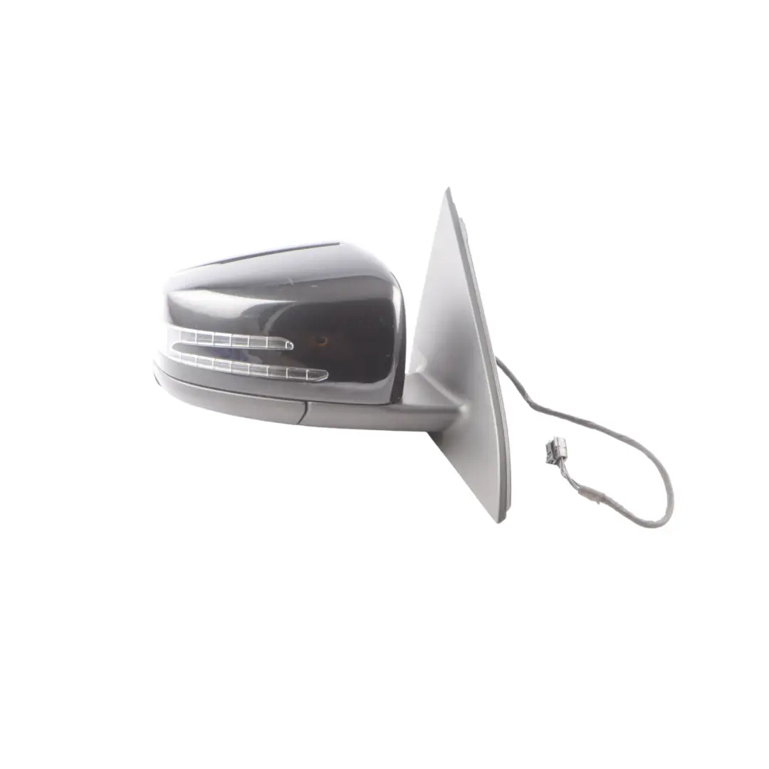 Wing Mirror Door Right O/S Outside Kosmos Black Metallic - 191 to Mercedes W176 with Part number A1768100276 Mercedes W176 Wing Mirror Door Right O/S Outside Kosmos Black Metallic - 191 - SKU RHD-A1768100276-KB - Part number A1768100276