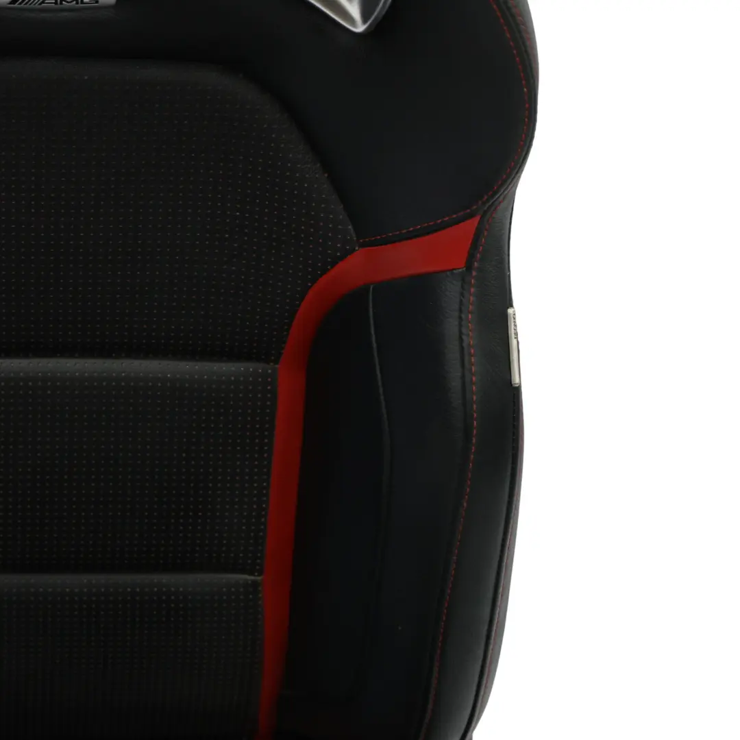 Front Seat Mercedes C117 W176 Right O/S AMG Leather Black Red Heated Memory to with Part number A1769103902 Front Seat Mercedes C117 W176 Right O/S AMG Leather Black Red Heated Memory - SKU RHD-A1769103902-3 - Part number A1769103902