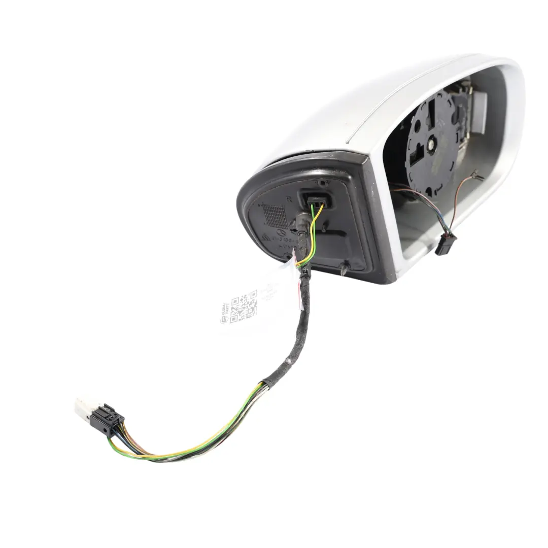 Mercedes W203 Wing Mirror Right O/S Power Fold Auto Dip Brilliant Silver - 9744 - SKU rhd-A2038107276-BRS - Part number A2038107276