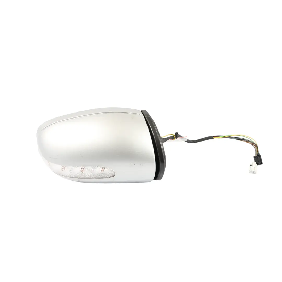 Mercedes W203 Wing Mirror Right O/S Power Fold Auto Dip Brilliant Silver - 9744 - SKU rhd-A2038107276-BRS - Part number A2038107276