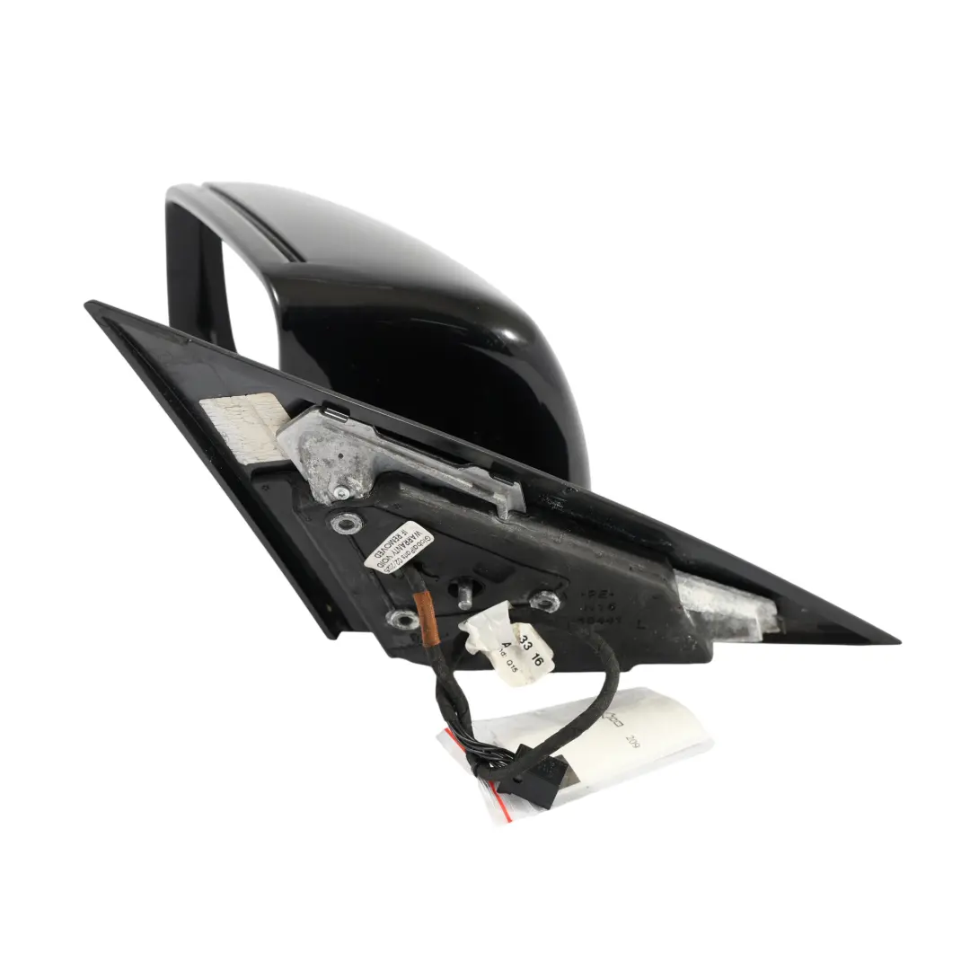 Mercedes W204 Wing Mirror Electric Outside Door Left N/S Obsidian Black - 197 - SKU rhd-A2048103776-OB - Part number A2048103776