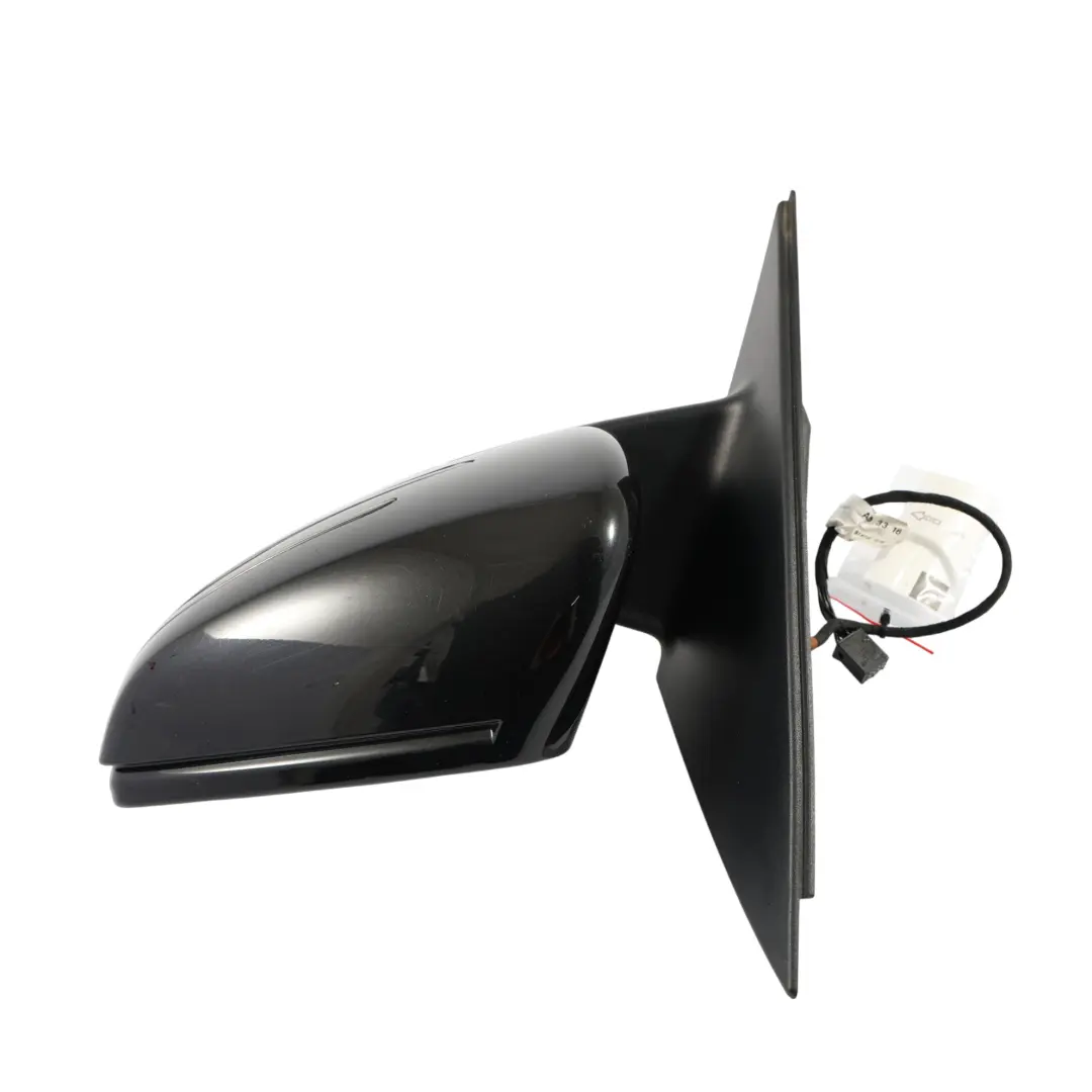 Mercedes W204 Wing Mirror Electric Outside Door Left N/S Obsidian Black - 197 - SKU rhd-A2048103776-OB - Part number A2048103776