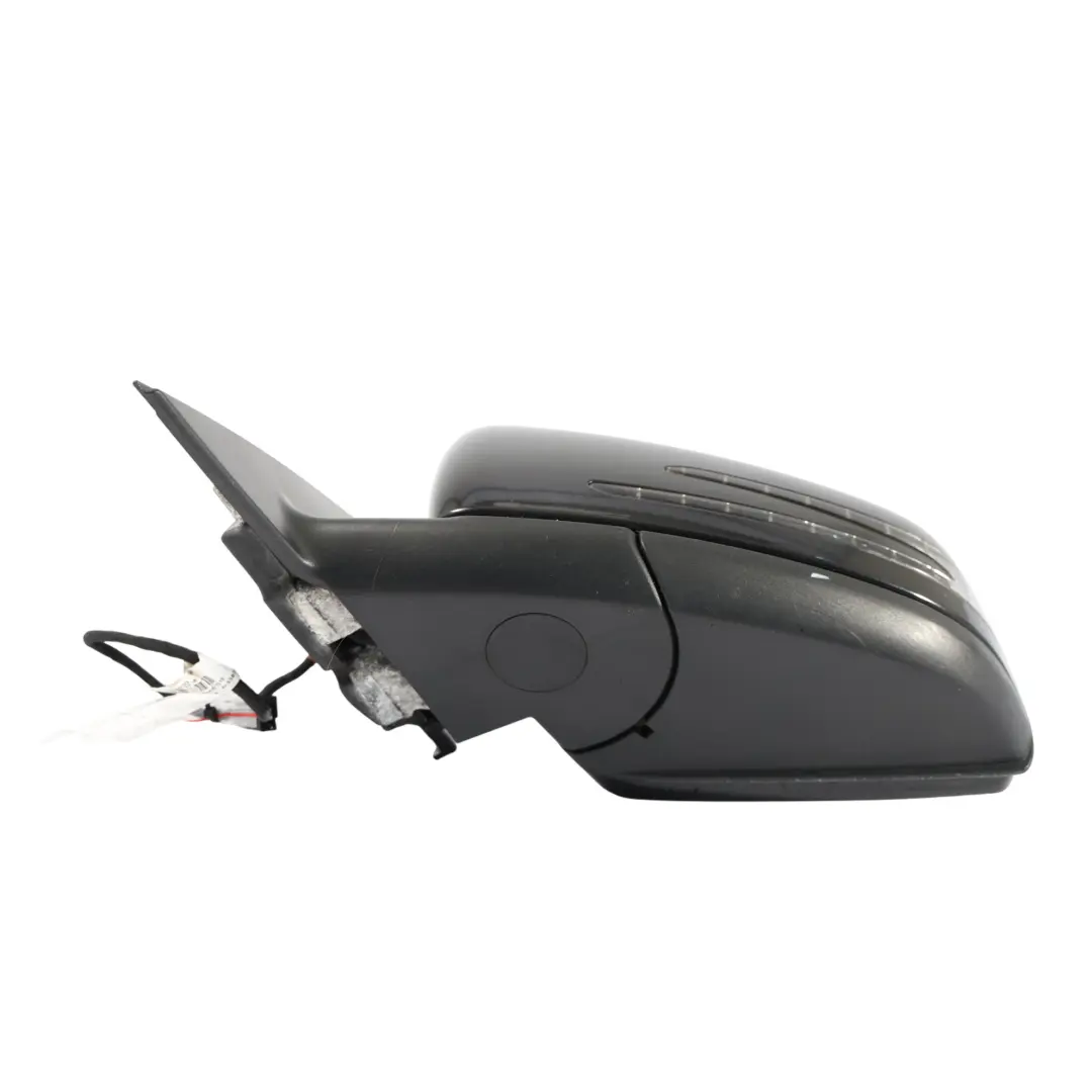 Mercedes W204 Wing Mirror Electric Outside Door Left N/S Obsidian Black - 197 - SKU rhd-A2048103776-OB - Part number A2048103776