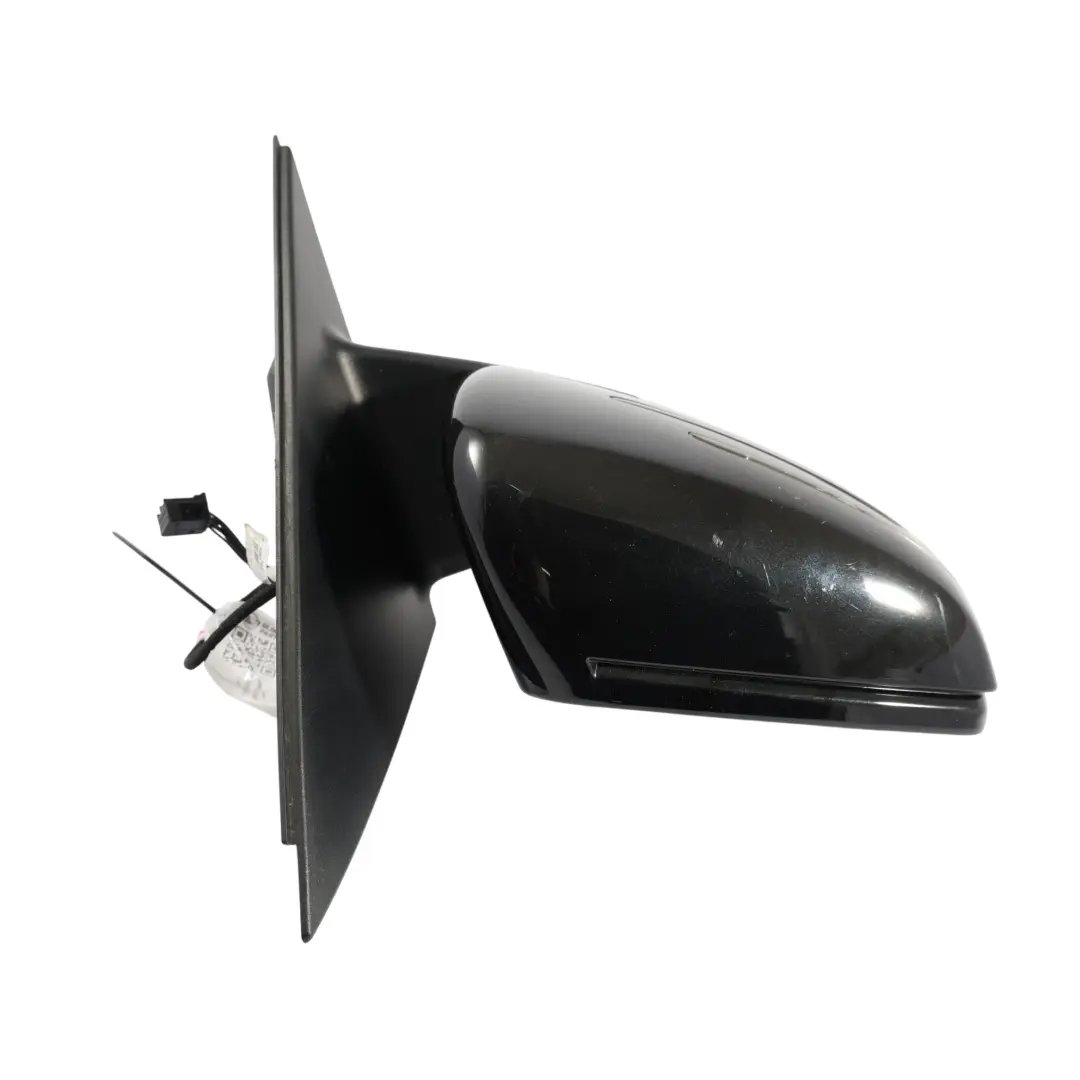 Mercedes W204 Wing Mirror Electric Outside Door Right O/S Obsidian Black - 197 - SKU rhd-A2048103876-OB - Part number A2048103876